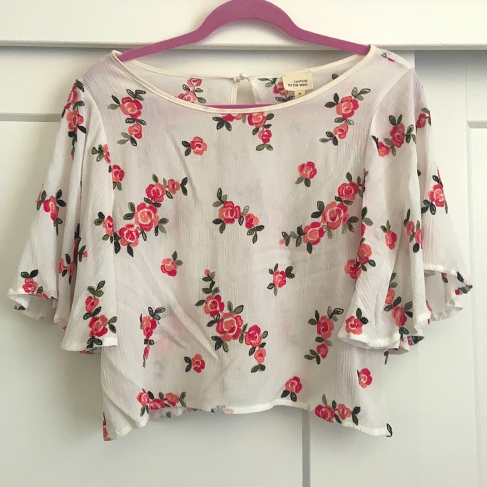 Flowy crop top